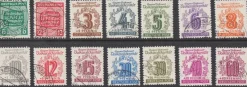 Tradera West-Sachsen Mi 124-125 Y, 138-149 stämplade^ Europa