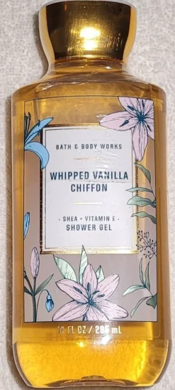 Tradera Hudvård<WHIPPED VANILLA CHIFFON Bath & Body Works Shower Gel 295ml USA spun sugar peach