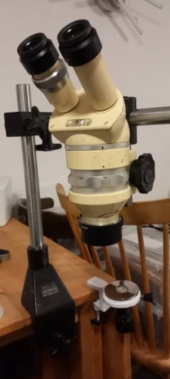 Tradera WILD Heerbrugg M5 Stereomikroskop + 2x försättningslins^ Mikroskop