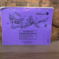Tradera WILLIAMS THE MACHINE OPERATIONS MANUAL^ Spelautomater