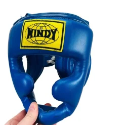Tradera Kampsport<Windy Kampsport Taekwondo Hjälm Huvudskydd blå Storlek Medium märkt HP 1