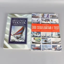 Tradera 2x Böcker Segling - 300 Segelbåtar I Test & Seglings Teknik - Bokpaket Bok> Technica & Nautica