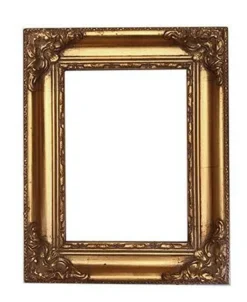 Tradera 10x18 cm eller 4x7 tum, fotoram i guld^ Ramar