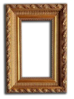 Tradera 10x18 cm eller 4x7 tum, fotoram i guld^ Ramar