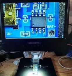 Tradera 260X digitalt svetsmikroskop med LED-ljus, 8,5 tums LCD-skärm, justerbar vinkel^ Mikroskop