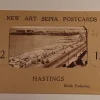 Tradera Världen Utom Norden<5x äldre fina vykort från Hastings England i förpackning. Ej pg. Post Card x5 p.