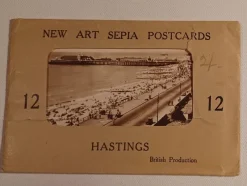 Tradera Världen Utom Norden<5x äldre fina vykort från Hastings England i förpackning. Ej pg. Post Card x5 p.