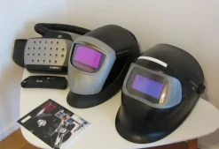 Tradera 2x Speedglas 9100 3M Svetshjälm mask & ADFLO Fläktenhet - Svets hjälm -Välvårdat> Svetsning & Lödning