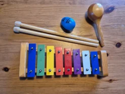 Tradera Xylofon, maracas, ägg> Leksaksinstrument