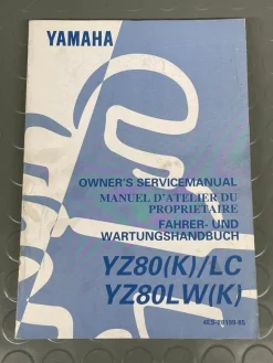 Tradera Yamaha YZ80 YZ 80 Owner´s service manual verkstadshandbok 1998 original^ Motocross