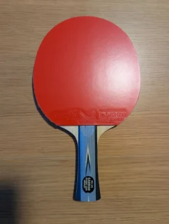 Tradera Bordtennis & Pingis<Yasaka Ma Lin Carbon-Konkav + Rakza Z Svart + Rakza XX Röd