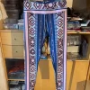 Tradera Yoga<Yoga pants - Value multi-colored (navy blue, pink, maroon) leggings, size M