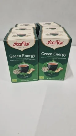 Tradera Yogi Tea Green Energy, 6 förpackningar> Hälsa & Skönhet