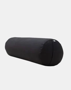 Tradera Yoga<YOGIRAJ Bolster Midnight Black Yogiraj yoga tillbehör ekologisk kudde träning