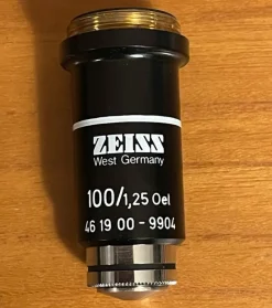 Tradera Zeiss West Germany 100/1,25 Ol Objektiv Mikroskop^ Mikroskop