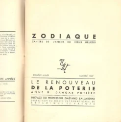 Tradera Zodiaque. Cahier de l`atelier du coer meurtry deuxième ...> Konst & Hantverk